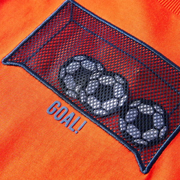 Kinder-Langarmshirt Hellorange 116
