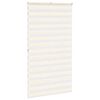 vidaXL Doppelrollo Marmorbeige 125x200cm Stoffbreite 120,9 cm Polyester