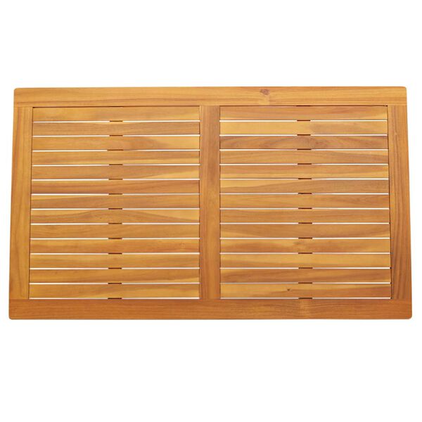 vidaXL Tischplatte Braun 120 x 70 x 2 cm Massivholz Akazie