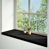 vidaXL Fensterb&auml;nke 2 Stk. Dunkelbraun 110x40x2 cm Massivholz Eiche