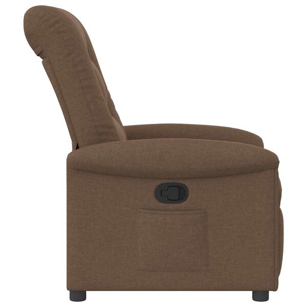 vidaXL Relaxsessel Braun Stoff