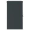 vidaXL Aktenschrank Anthrazit und Wei&szlig; 90x40x70 cm Stahl