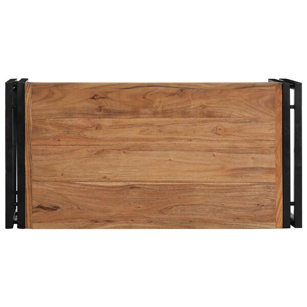 vidaXL Couchtisch 80x40x35 cm Massivholz Akazie