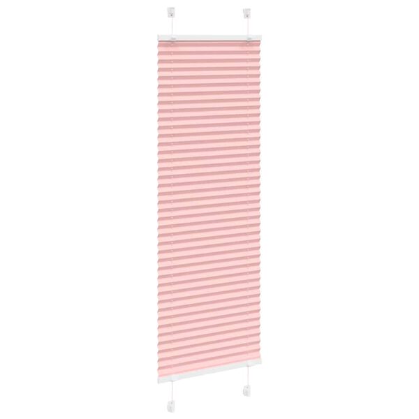 vidaXL Plissee Rosa 40x150 cm Stoffbreite 39,4 cm Polyester