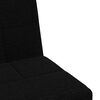 vidaXL Schlafsofa mit Getr&auml;nkehaltern Schwarz Stoff