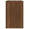 vidaXL Schuhschrank Braun Eichen-Optik 130x35x54 cm Holzwerkstoff