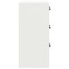 vidaXL Aktenschrank Wei&szlig; 44 x 50 x 106,5 cm Kaltgewalzter Stahl