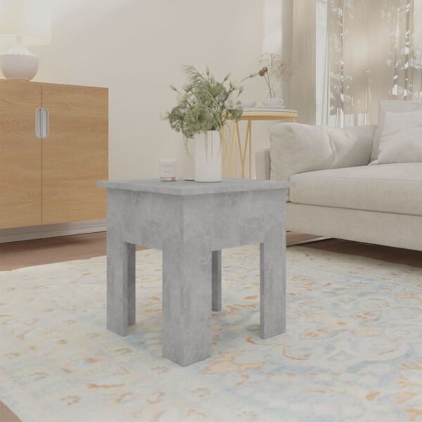 vidaXL Couchtisch Betongrau 40x40x42 cm Holzwerkstoff