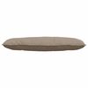 vidaXL R&uuml;ckenkissen Taupe 120 x 50 cm Mikrofaserstoff