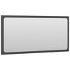 vidaXL Badspiegel Grau 80x1,5x37 cm Holzwerkstoff