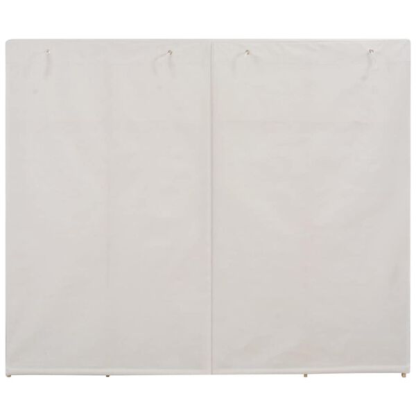 vidaXL Kleiderschrank Wei&szlig; 200 x 40 x 170 cm Stoff
