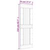 vidaXL Schiebetür mit Beschlag 70x210 cm Massivholz Kiefer