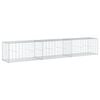 vidaXL Gabione mit Deckel 300x50x50 cm Verzinktes Eisen