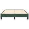 vidaXL Bettgestell ohne Matratze Dunkelgr&uuml;n 120x190 cm Samt