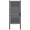 vidaXL Gartentor Abschlie&szlig;bar Schwarz 100x200 cm Aluminium
