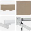 vidaXL Elektrische ausziehbare Markise Beige 3,5 x 2,5 m