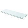 vidaXL Regalb&ouml;den 2 Stk. Glas Transparent 90x30 cm