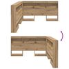 vidaXL Aufbewahrungskopfteil Artisan-Eiche 150 cm Holzwerkstoff