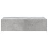 vidaXL TV-Schrank mit LED-Leuchten Betongrau 60x35x15,5 cm