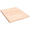 vidaXL Waschtischplatte 40x50x2 cm Massivholz Unbehandelt