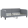 vidaXL Tagesbett mit Matratze Hellgrau 90x190 cm Stoff
