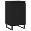 vidaXL Sideboards 2 Stk. Schwarz 40x35x70 cm Holzwerkstoff