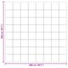 vidaXL Ganzjahresbettdecke Gepolstert Hellgrau 200 x 200 cm Mikrofaser