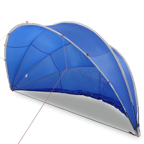 vidaXL Pool-Dome Blau 430 x 430 x 210 cm