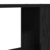 vidaXL B&uuml;cherregal/Raumteiler Schwarz Eichen-Optik 60x24x186 cm