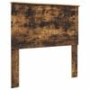 vidaXL Bettrahmen Ger&auml;ucherte Eiche 100 x 200 cm Ingenieurs Holz