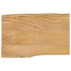 vidaXL Tischplatte mit Baumkante 60x40x3,8 cm Massivholz Mango