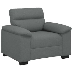vidaXL Sessel Dunkelgrau 60 cm Stoff