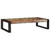 vidaXL Badregal mit Regal Mehrfarbig 100 x 50 x 23 cm Massives Altholz