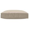 vidaXL Palettkissen f&uuml;r geeigneten Sitz Taupe 80 x 80 x 12 cm
