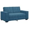 vidaXL 2-Sitzer-Sofa Blau 120 cm Samt