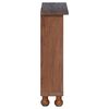 vidaXL Regale mit Regal Braun 47 x 16 x 55 cm Massives Mahagoni Holz