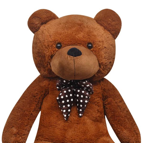 vidaXL Weicher XXL-Plüsch-Teddybär Braun 135 cm
