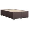 vidaXL Bettgestell ohne Matratze Dunkelbraun 120x190 cm Stoff