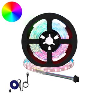 vidaXL LED-Streifen 2 stk. Schwarz und Transparent