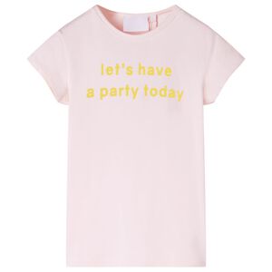 vidaXL Kinder-T-Shirt Zartrosa 140