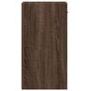 vidaXL Nachttisch Braun Eichen-Optik 35x34x65 cm Holzwerkstoff