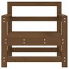 vidaXL Gartenstühle 2 Stk. Honigbraun Massivholz Kiefer