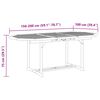 vidaXL 7-tlg. Garten-Essgruppe Poly Rattan und Massivholz Beige
