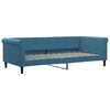 vidaXL Tagesbett mit Matratze Blau 90x200 cm Samt