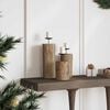 vidaXL Kerzenhalter 3 pcs Natur Massivholz Teak