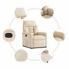 vidaXL Relaxsessel Beige Mikrofasergewebe
