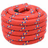 vidaXL Bootsseil 4 mm 25 m Rot