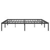 vidaXL Bettgestell Metall Schwarz 200x200 cm