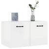 vidaXL Wandschrank Hochglanz-Wei&szlig; 60x36,5x35 cm Holzwerkstoff
