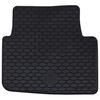 vidaXL Autofu&szlig;matte 4 pcs Schwarz Geeignet f&uuml;r KAMIQ 2019- Gummi
